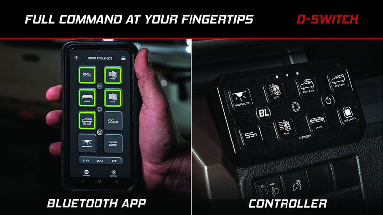 Diode Dynamics D-Switch 8-Channel Switch Panel