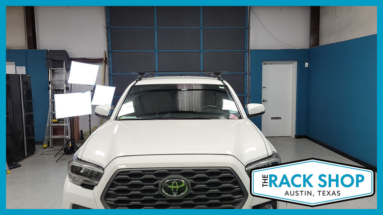 2024-2026 Toyota Tacoma Double Cab (w/fixed points) Yakima 50" Crossbar Complete Roof Rack