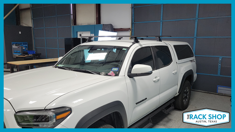 2024-2026 Toyota Tacoma Double Cab (w/fixed points) Yakima 60" Crossbar Complete Roof Rack