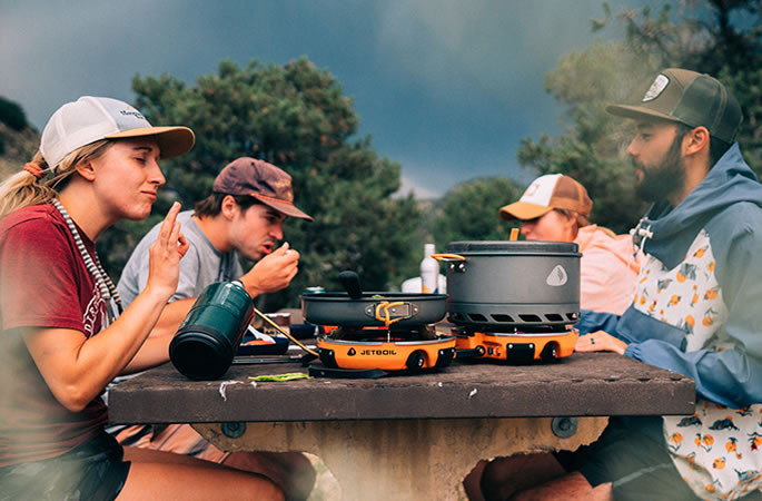 JetBoil Genesis Basecamp Stove System | Orange