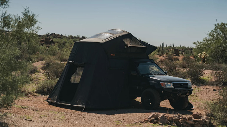 ROAM Adventure Co. Vagabond 2.0 Rooftop Tent | 2-3 Person | BLACK