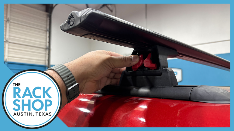 2005-2026 Toyota Tacoma Long Bed Rhino-Rack Sportz Bar RLT600 Roof Rack on Leer Cap