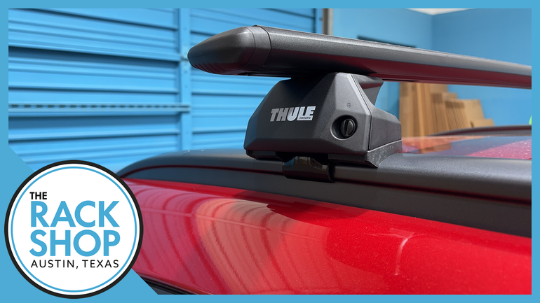 2017-2023 Hyundai Kona (w/ flush rails) Thule Crossbar Complete Roof Rack