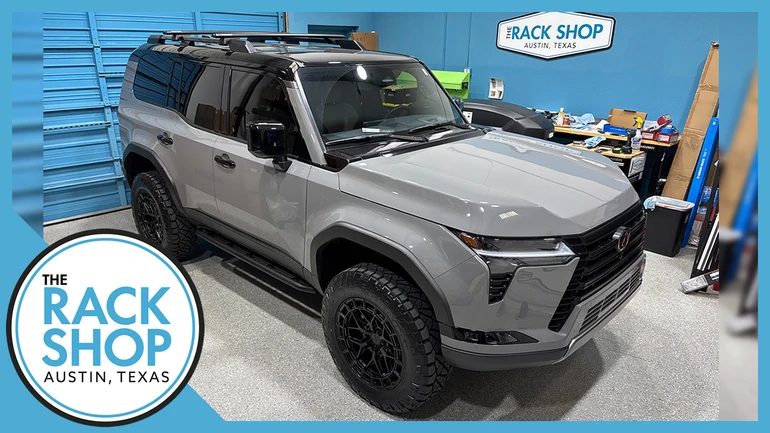 2024-2026 Lexus GX550 (w/raised rails) Rhino-Rack RX100 Sportz Bar Complete Roof Rack