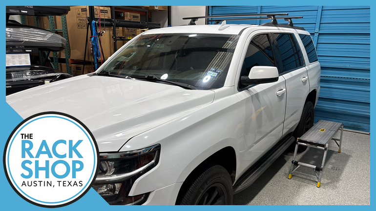 2015-2020 Chevrolet Tahoe (w/flush rails) Yakima Crossbar Complete Roof Rack
