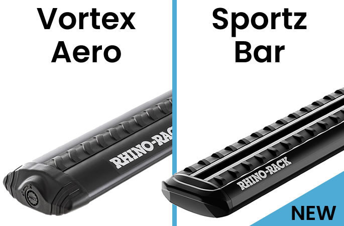 Rhino-Rack Sportz Bar BLACK | 50" | Set of 3