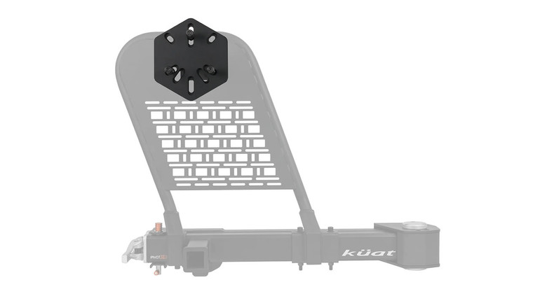 Kuat Pivot XD Swing-Away Hitch Adapter + Spare Tire Mount