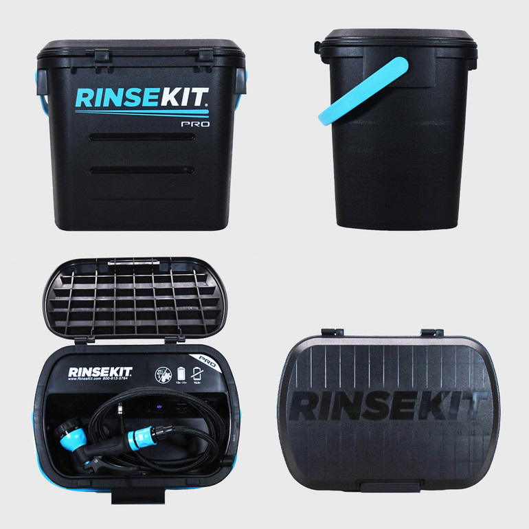 RinseKit PRO 3.5 Gallon Battery Powered Portable Shower
