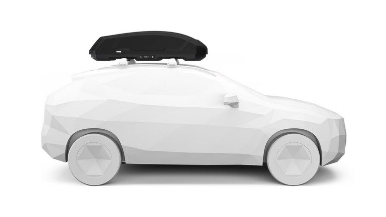 Thule Force 3 M/14-Cubic Feet Cargo Box | Black Matte