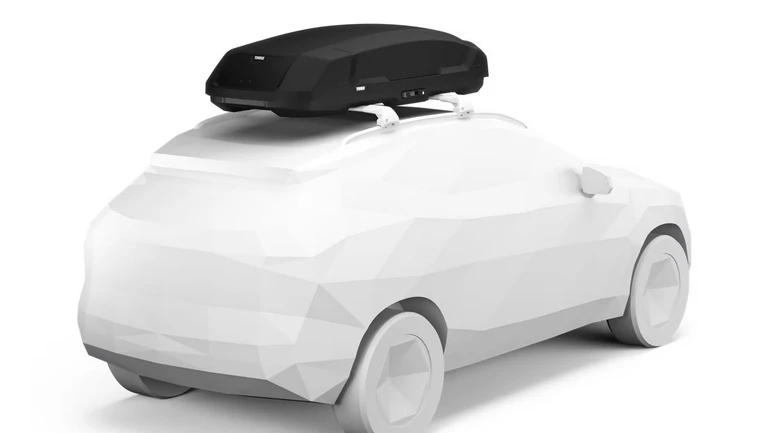 Thule Force 3 L/16-Cubic Feet Cargo Box | Black Matte