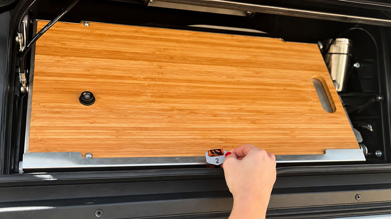 Alu-Cab 1250 mm Kitchen Cupboard Kit for Contour Truck Cap