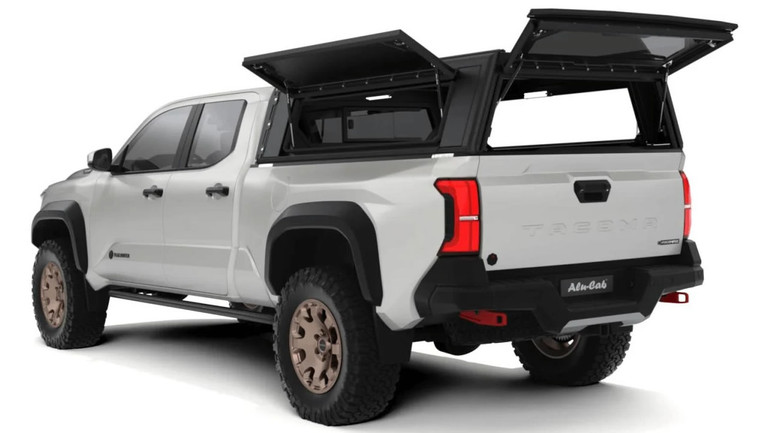 2024-Current Toyota Tacoma w/6FT Bed Alu-Cab Contour Truck Cap | SELECT WINDOWS