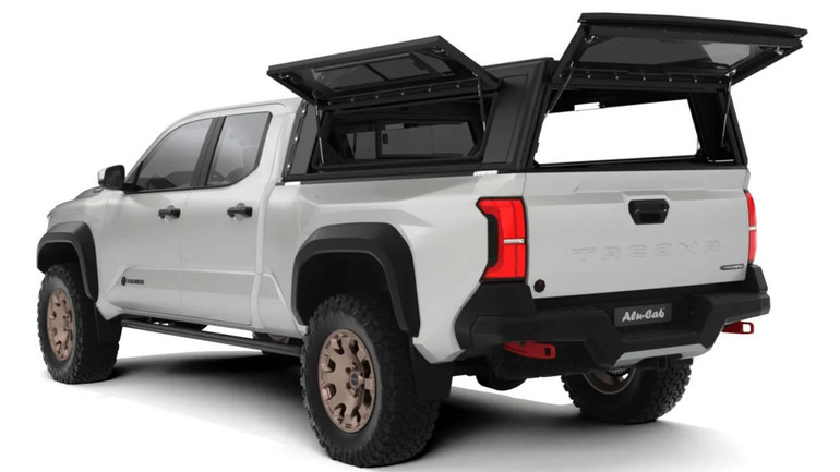 2024-Current Toyota Tacoma w/6FT Bed Alu-Cab Contour Truck Cap | SELECT WINDOWS