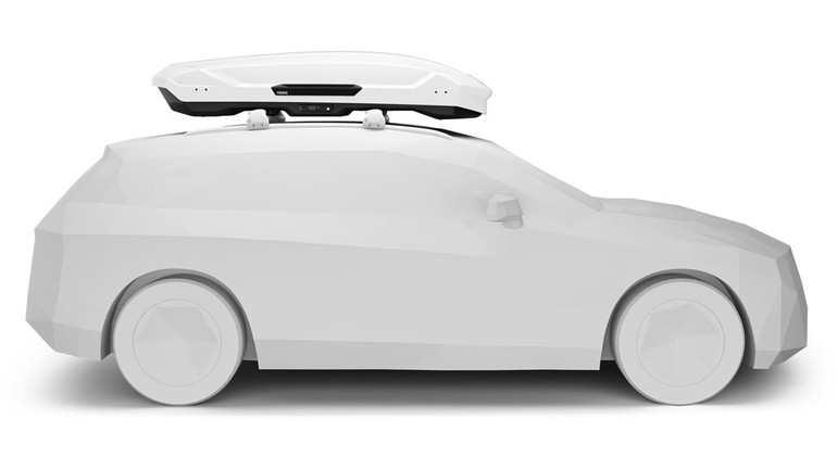 Thule Motion 3 Rooftop Cargo Box - XL | 18-Cubic Feet | Limited-Edition White Glossy