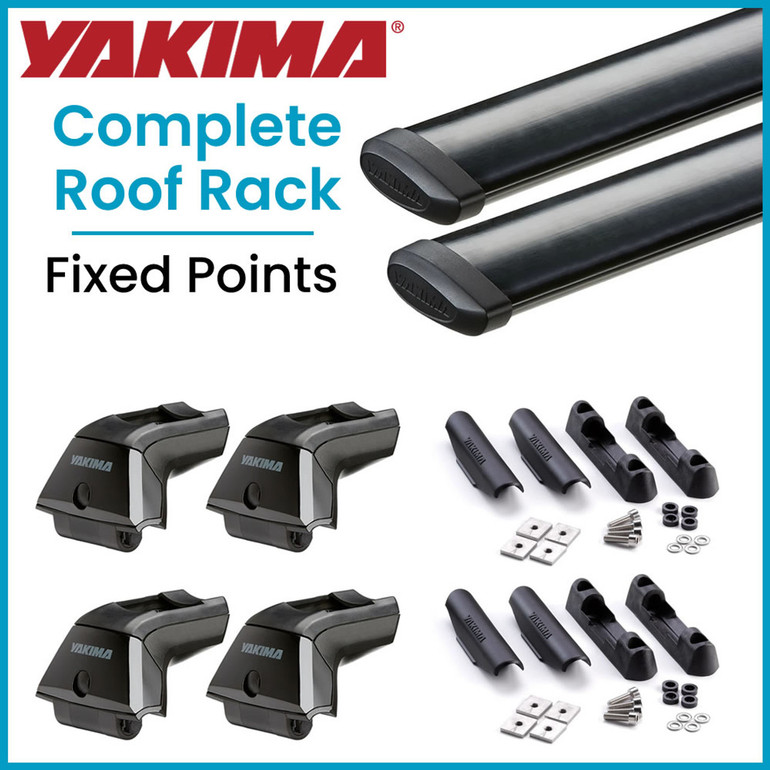 2020-2024 BMW 2 Series Grand Coupe 4DR (w/fixed points) Yakima Crossbar Complete Roof Rack