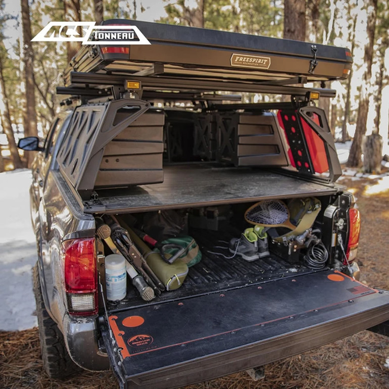 Ford F-150 - 6'6" Bed | Leitner ACS FORGED TONNEAU Bed Rack | 1997-2021