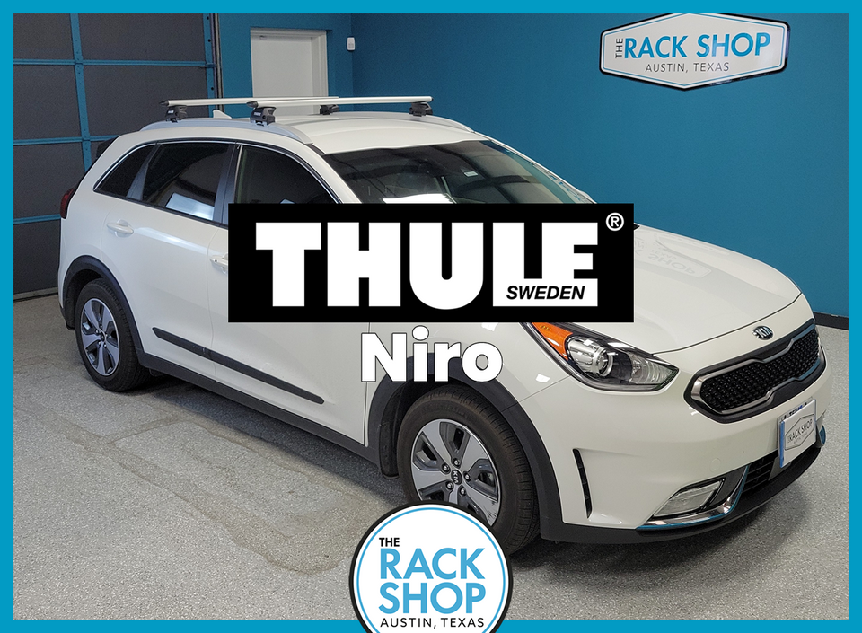 20172022 Kia Niro (w/flush rails) Thule Crossbar Complete Roof Rack