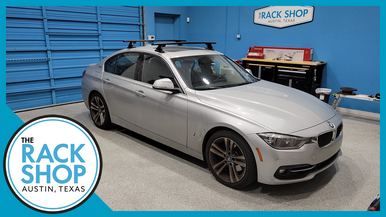 2012-2018 BMW 3 Series 4DR (w/fixed points) Yakima Crossbar Complete Roof  Rack