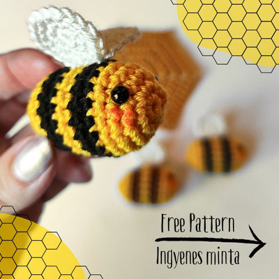 Bee pattern(angol) - Méhecske minta(magyar)