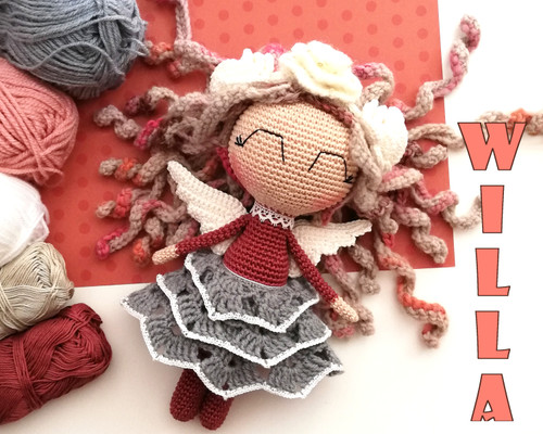 Winter fairy crochet pattern for amigurumi lovers ( and Christmas lovers)