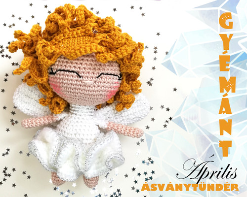 Gyémánt ásványtündér az áprilisban születetteknek