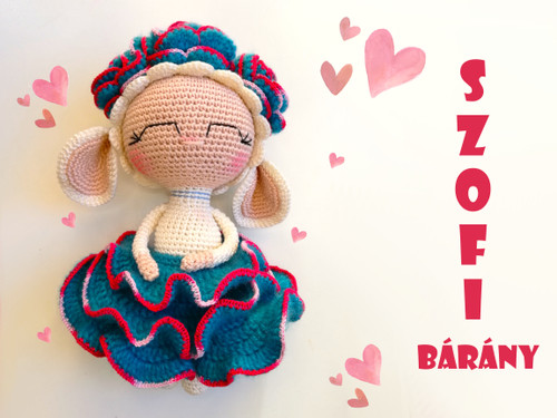 Szofi bárány horgolás minta.