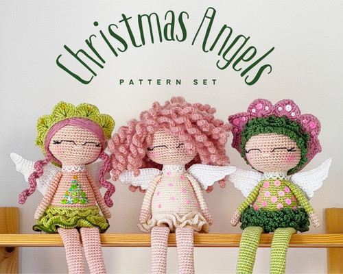 Angel crochet patterns for amigurumi lovers (for Christmas)