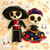 Skull doll crochet pattern for Halloween