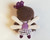 Amethyst ( February ) birthstone fairy crochet pattern for amigurumi lovers for birthdays.