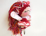 Garnet ( January ) birthstone fairy crochet pattern for amigurumi lovers for birthdays.