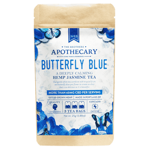 The Brothers Apothecary: Butterfly Blue Jasmine | CBD Tea The Brothers Apothecary: Butterfly Blue Jasmine | CBD Tea