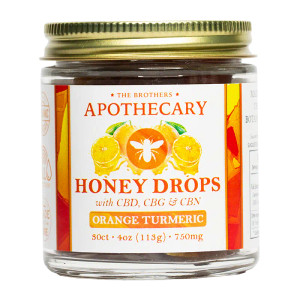 Orange Turmeric Honey Drops | CBD Gummy Orange Turmeric Honey Drops | CBD Gummy