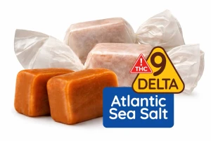 Delta-9 THC Caramels – Atlantic Sea Salt, 40 mg 9 - Giraffe Oasis formerly Giraffe Nuts