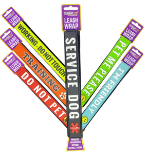 Service Dog Leash Wraps by Multipet available at Service Dog HQ
