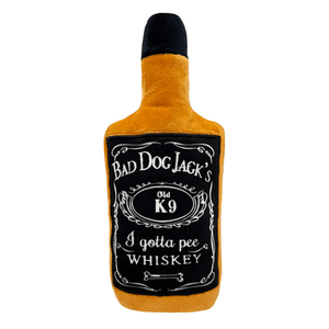 HUXLEY & KENT Dog Power Plush Bad Dog Jack's Whiskey