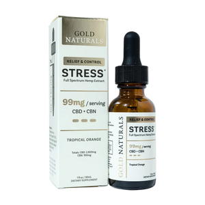 Stress Tincture by Gold Naturals Hemp