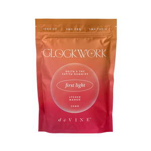 Clockwork - First Light Sativa D9 Gummies - deVINE