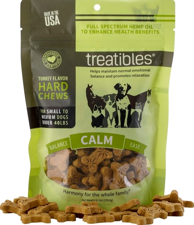 Treatibles: Grain Free Small Turkey CBD Dog Chews (75mg)