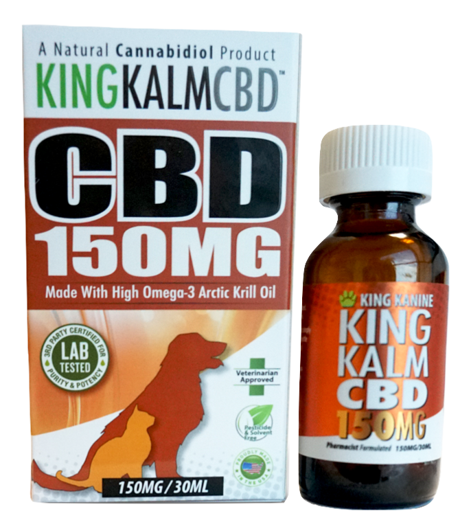 King Kanine: King Kalm CBD Hemp Oil (150mg)