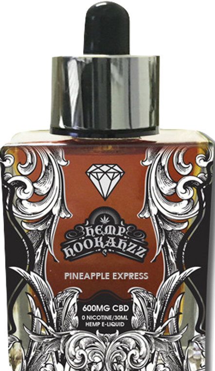 Hemp Hookahzz: Pineapple Express CBD Diamond E-Liquid (600mg)