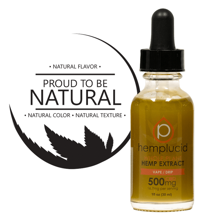 Hemplucid: CBD Tincture Vape Drip (500mg) 