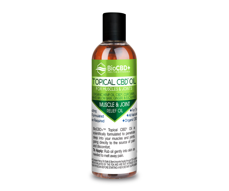 BioCBD+: Muscle & Joint Relief Topical Oil