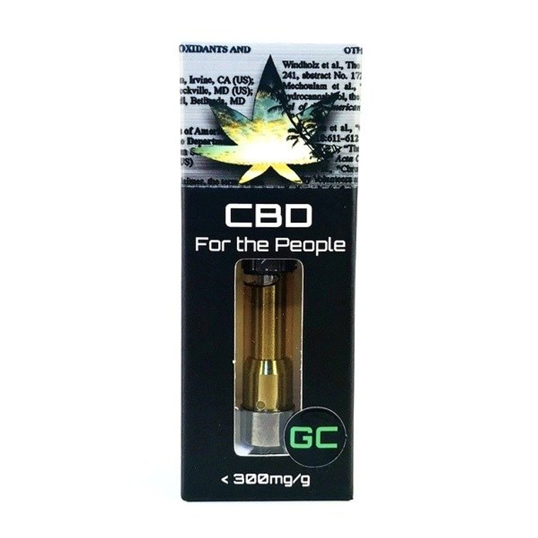 CBD For The People: Uncut Wax Cartridge with Terpenes (500mg @ 30%)