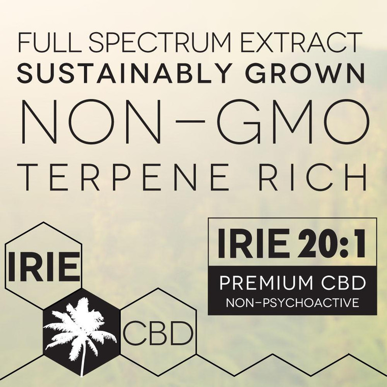 IrieCBD: CBD Face Serum for Dry Skin (Case of 100)