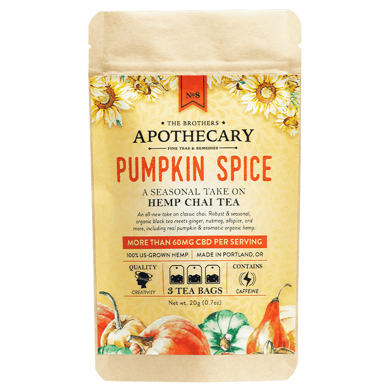 The Brothers Apothecary: Pumpkin Spice Chai CBD Infused Tea 