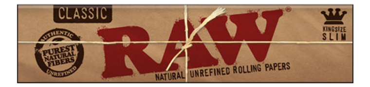 RAW: Natural Classic King Size Slim Hemp Rolling Papers