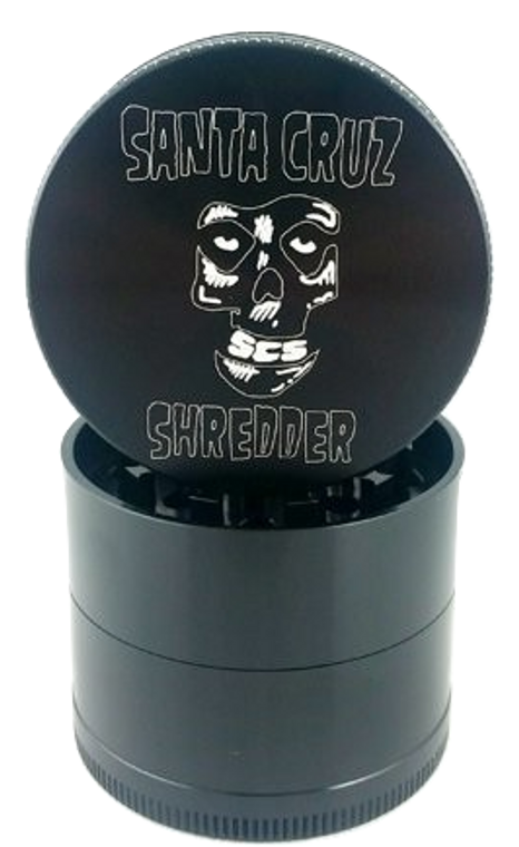 Santa Cruz Shredder: Limited Edition 4-Piece Skull Shredder Grinder