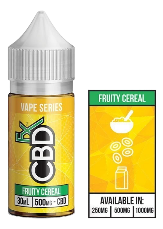 CBDFX: Fruity Cereal CBD Vape Juice (1000mg)