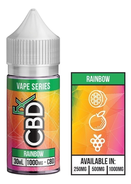 CBDFX: Rainbow Candy CBD Vape Juice (1000mg)