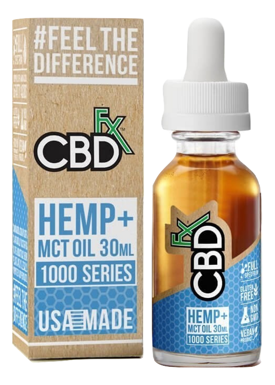 CBDFX: CBD MCT Oil Tincture (1000mg)